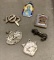 6 Sterling Silver Charms