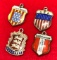 4 Sterling Silver Traveling Charms