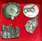 4 Sterling Silver Charms