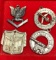 4 Sterling Silver Charms