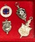 4 Sterling Silver Charms