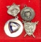 4 Sterling Silver Charms