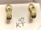 10kt Gold Diamond Earrings