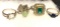 4 Gemstone Rings