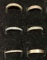 6 Sterling Silver Rings