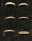 6 Sterling Silver Rings