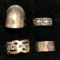 4 Sterling Silver Rings