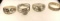 4 Sterling Silver Rings