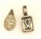 2 Sterling Silver Pendants