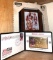 Michael Jordan Plaque and Gold Stamp