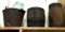 3 Vintage Items- Wood Barrel, Pail etc