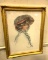 Framed Original Art by H Richard Late 1800's