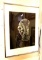 Framed Kitten Pen and ink 16