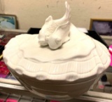 Koi Fish Dish with Lid (Made in Italy for Nordstroms)