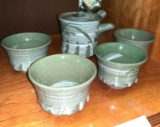 Vintage Asian Style Tea Set