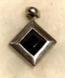 Sterling Onyx Pendant