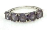 Sterling silver Gemstone Ring Size 6