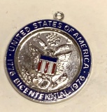 Sterling Silver USA Pendant