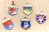 5 Sterling Silver Traveling Charms