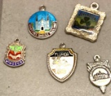 5 Sterling Silver Traveling Charms