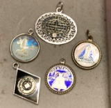 5 Sterling Silver Charms