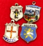 4 Sterling Silver Traveling Charms