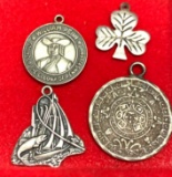 4 Sterling Silver Charms