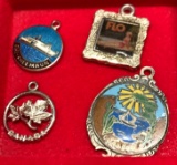 4 Sterling Silver traveling Rings