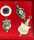 4 Sterling Silver Charms