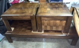 Lane Coffee Table and 2 Matching End Tables