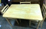 Dining Room Table with 3 Chairs - Great for Apartment