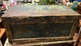 Antique Wood Trunk 37