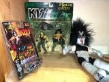 Kiss lot- Doll, Figurines and Car
