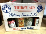 Vintage Thirst Aid Hiram Walker Bottles (Full)