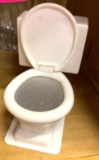 Vintage Transistor Toilet Radio Musical John (works) 1967