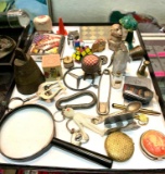 Collectible Lot- Salt and Pepper Shaker, Cigarette Holder, Pill Holders etc