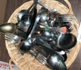 Basket full of Flatware