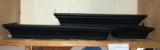 3 Black Floating Shelves
