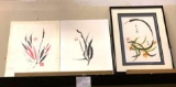 3 Original Paintings by Local Artist Kawasaki