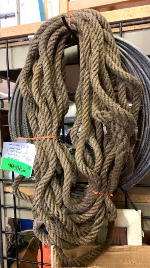 50 Ft of Vintage Hemp Rope