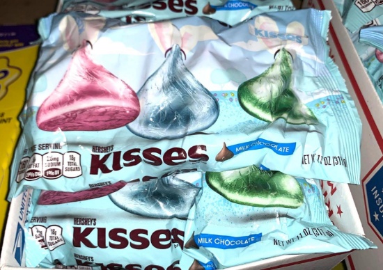 10- Bags of Hersey Kisses - (11oz Bags) - In Date