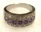 Purple Amethyst Band/ Ring Size 8