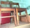 2 Vintage Childs Wood Chairs