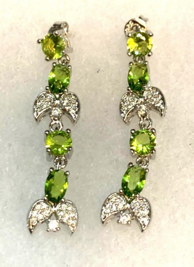 Peridot Stud Style Earrings