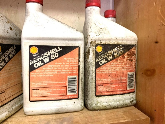 5 Quarts - Aviation Oil Shell 100