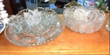 Lot of Crystal Platters and Bowls