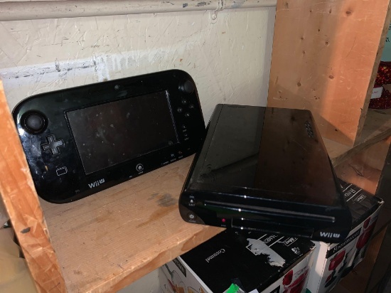 Nintendo Wii U Tower and Handheld- untested