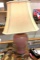 Pink Ceramic Lamp