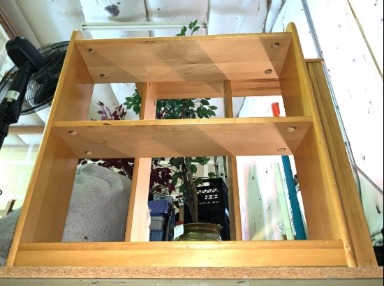 2 Shelf Bookcase H 26" x 28" L x 81" W