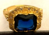 Blue Sapphire Ring Size 8